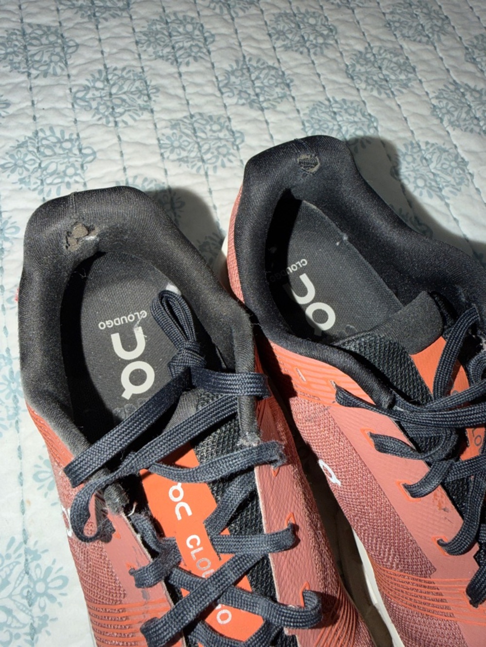 Cloudgo On Cloud Orange Running shoes women’s W10.5 - Picture 9 of 9
